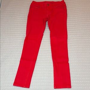 The Limited Red Straight Leg Jeans